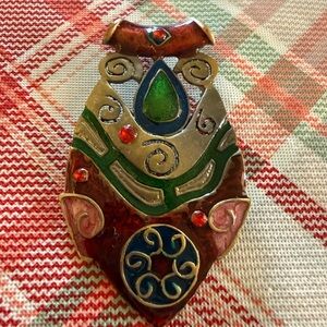 Colorful Enamel Pendant